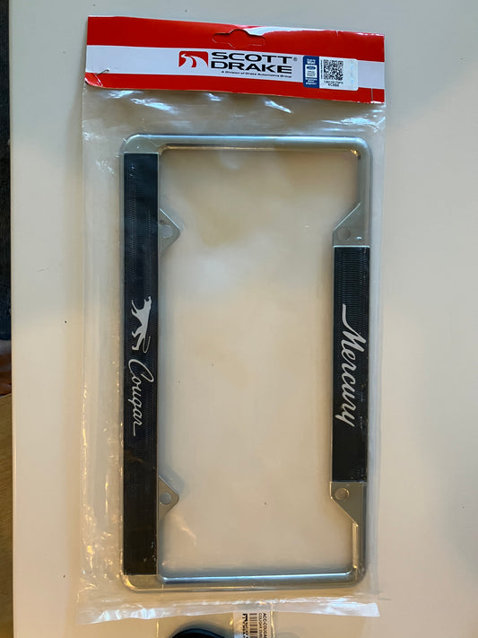 Cougar license plate frame and key ring